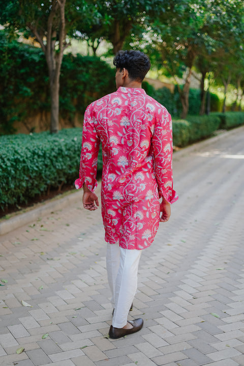 Jewelled Pink Kurta