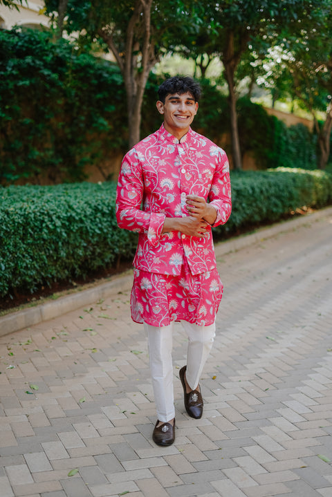 Jewelled Pink Kurta