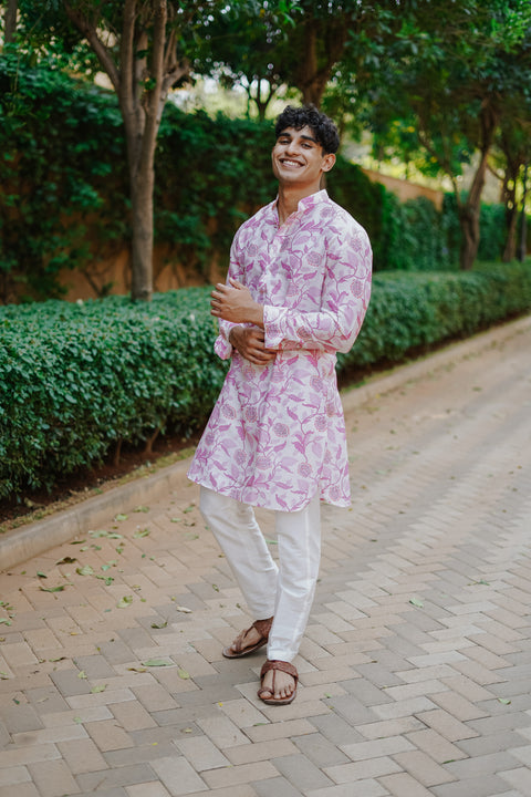 Pearl White Kurta