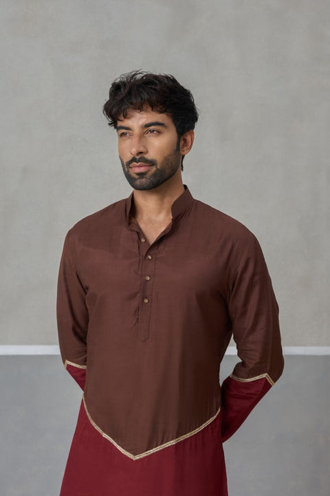 The Brown Veer Kurta