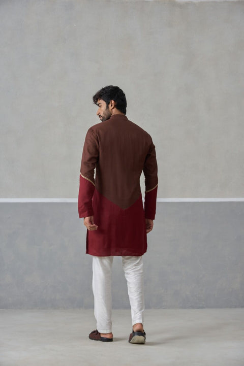 The Brown Veer Kurta