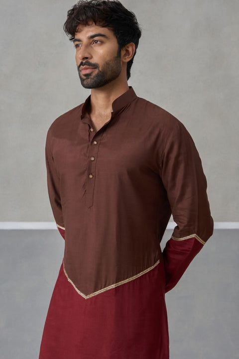 The Brown Veer Kurta