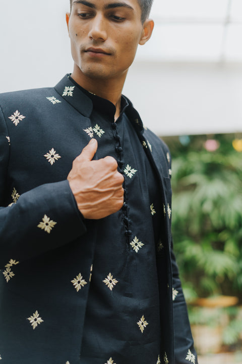 The Jet Black Sherwani