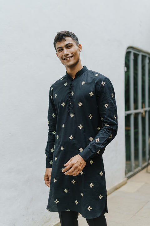 The Jet Black Kurta