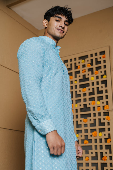 The Summer Sky Kurta