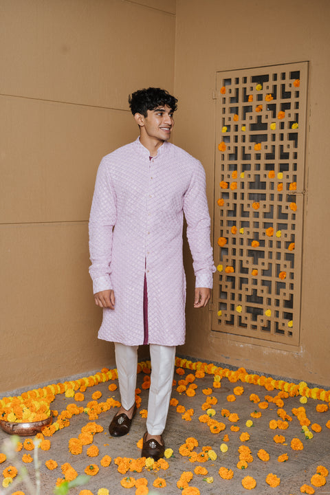 The Orchid Mauve Kurta