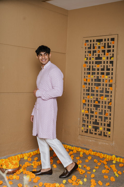 The Orchid Mauve Kurta