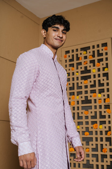 The Orchid Mauve Kurta