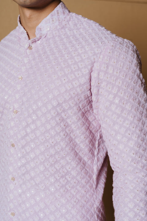 The Orchid Mauve Kurta