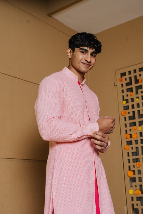 The Fresh Pink Kurta