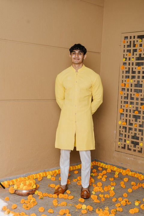 The Golden Yellow Kurta