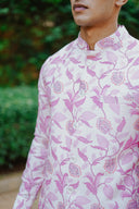 Pearl white Kurta and Bandi