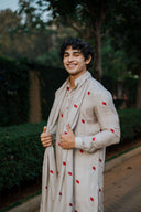 The Beige and Red