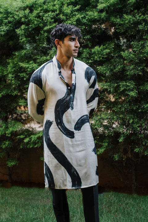 Ivvory Modern Art Kurta