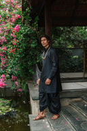 Navy Silk