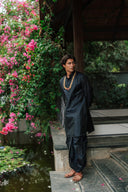 Navy Silk