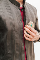 The Olive Green Kurta