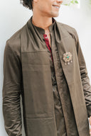 The Olive Green Kurta