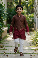 The Brown Veer Kurta (KID)