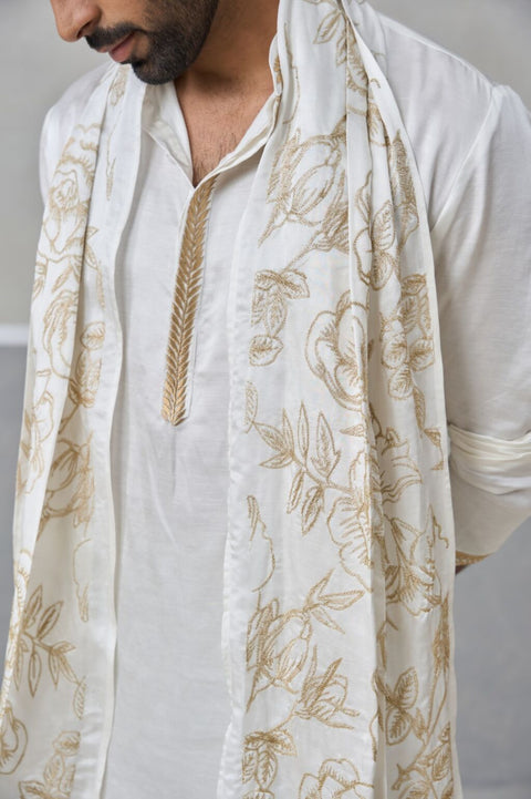 Ivory Royale Kurta & Dupatta