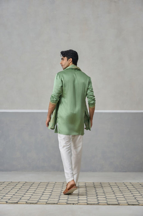 Sage Green Royale Kurta & Dupatta