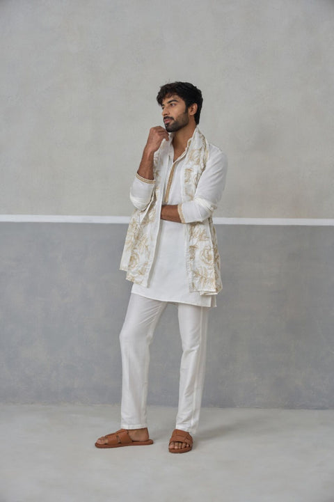 Ivory Royale Kurta & Dupatta