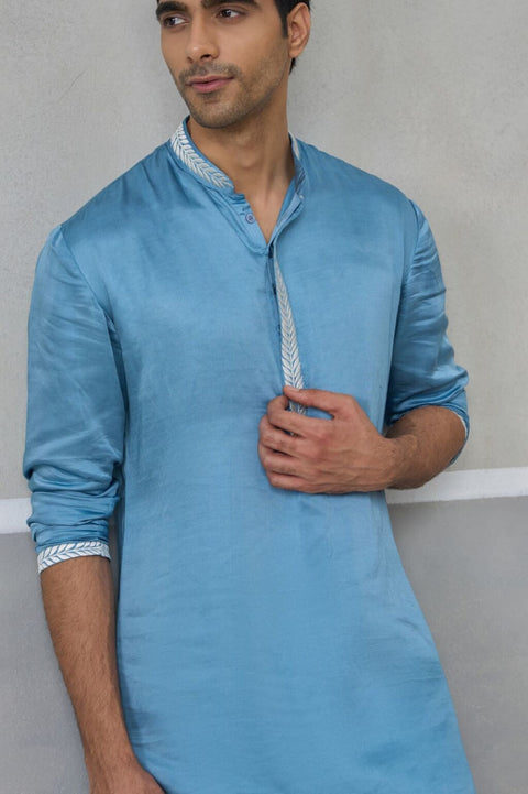 Blue Royale Kurta & Dupatta
