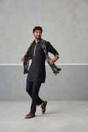 The Black Royale Kurta