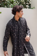 Noir Black Jashn Kurta