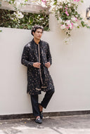 Noir Black Jashn Kurta