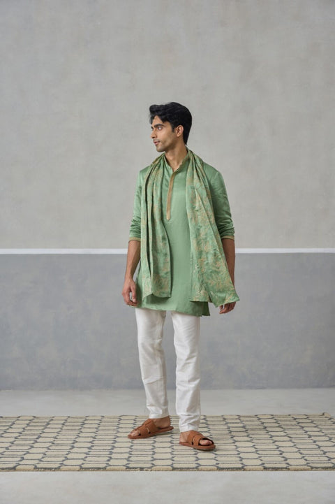 Sage Green Royale Kurta & Dupatta