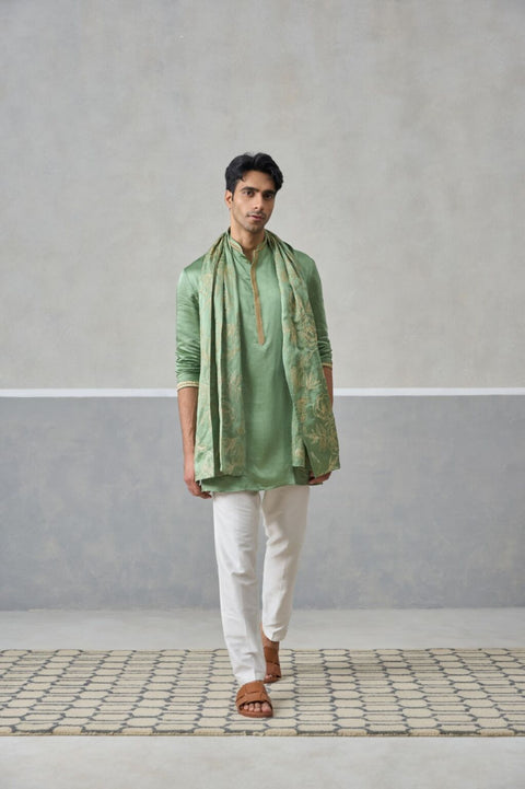 Sage Green Royale Kurta & Dupatta
