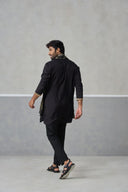The Black Royale Kurta