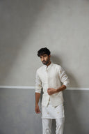 Pleated Ivory Bandi