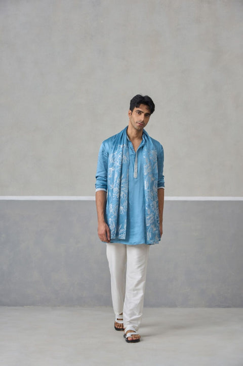 Blue Royale Kurta & Dupatta