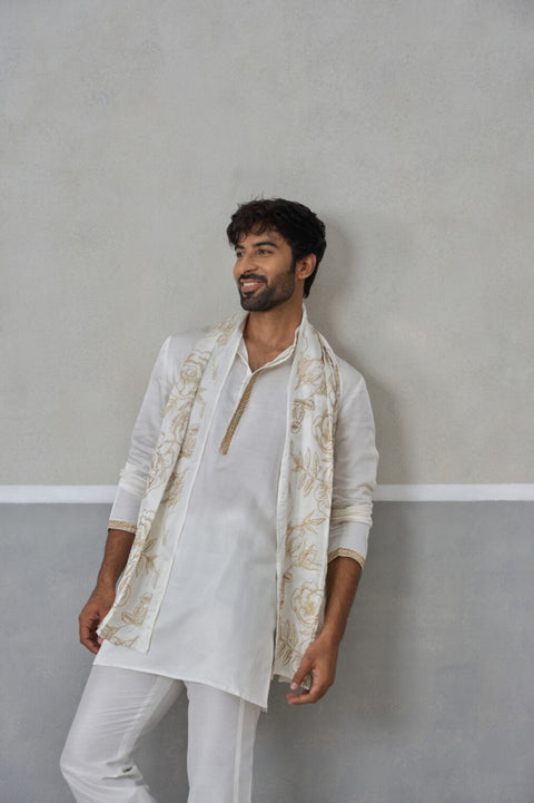 Ivory Royale Kurta & Dupatta