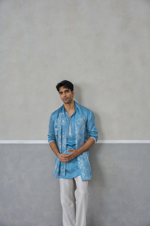 Blue Royale Kurta & Dupatta